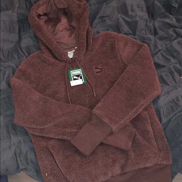puma teddy hoodie